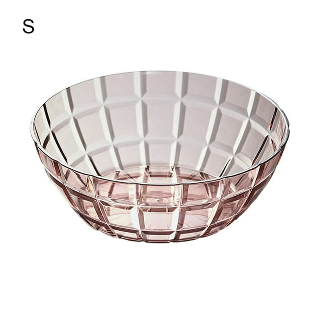 Salad Bowl Eco-friendly Large Capacity Plastic Snack Serving Salad Bowl for Home