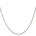 thumbnail image 3 of 14k White Gold 22 Inch 1.5mm Rope Chain Necklace Pendant Charm, 3 of 9