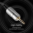 thumbnail image 4 of Premium 3.5mm Male to RCA Audio Cable (3FT) Bi-Directional Male to Female Converter AUX Auxiliary Headphone Jack Plug Y Adapter to Left / Right Stereo Splitter Gold Plated Connector Wire Cord, 4 of 6