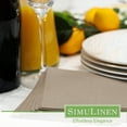 thumbnail image 3 of SimuLinen Cocktail and Party Napkins Beverage Napkins - BEIGE GREY, 3 of 8