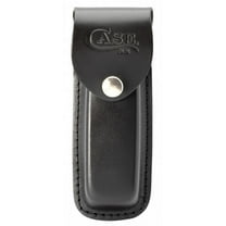 Case XX Knives Large Black Leather Belt Sheath Button-Snap