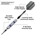thumbnail image 5 of Viper Winder Runner Soft Tip Dart Set, 18 Grams, Blue, 5 of 9
