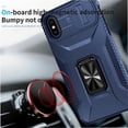 thumbnail image 2 of Funda para GANGXUN iPhone X - Soporte metálico, Función magnética, Azul, 2 of 5