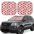 thumbnail image 1 of Bingfone Cute Ladybugs 1 Windshield Sun Shade 2-Piece Foldable Car Front Window Sunshade for Most Sedans SUV Truck-Medium, 1 of 6