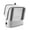 Black, variant on Toaster Cover 2 Slice, Black White Stripe, Dustproof Bakeware Oven Protector with Top Hook, Abstract Geometric Waterproof Small Kitchen Appliance Toasters Dust Cover, 11"x6"x8"