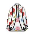 thumbnail image 3 of Pioneer Flower Floral Print Pattern Backpack for School, Cute School Bag with Adjustable Shoulder Straps and Padded Back, 15.3"x11"x7.1", 3 of 5