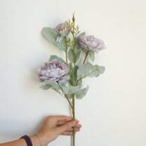 Fake Flowers Promotion Sale! Nomeni Multicolor Artificial Fake Plastic Peony Plant Flowers Home Garden Wedding Decor, Home Decor Clearance Sale Purple