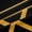 Gold Black, variant on jejeloiu Hockey Sport Games Black Out Curtains,Hockey Stick Curtains Pack of 2 (42x63 Each),Gold Black Bedroom Curtains For Teens,Luxury Bedroom Decor