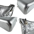 thumbnail image 4 of Pre-Owned CHANEL Gabrielle de Chanel Shoulder Bag, Leather/Metal, Silver/Gold,... (Good), 4 of 5