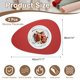 thumbnail image 2 of Uxcell 2 Pcs Manteles de Silicona,  17.7" x 14" Antideslizante Lavable Mantel Impermeable Resistente al Calor para Mesas de Comedor Encimeras de Cocina, Rojo, 2 of 7