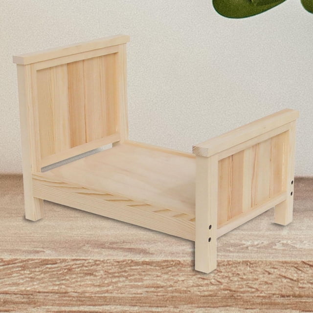 Accesorios de madera pa sesión de fotos de , decoración bonita, accesorios de estudio, cama de muñeca, fondo de fotografía de moda Salvador Accesorio de fotografía recién nacido