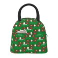 thumbnail image 1 of Balery Cute Santa And Ho Ho Ho Bolsa de Almuerzo para Mujeres, Caja de Almuerzo, Bolsa de Almuerzo Pequeña Impermeable, Tote de Almuerzo Reutilizable con Gran Capacidad, 1 of 6