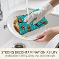 thumbnail image 5 of 2 Pcs Funny Kitchen Towels,Halloween Black Cats with Pumpkins Microfiber Dish Towels,Kitchen Tea Towels,Kitchen Towel Set (18" X 26"), 5 of 7