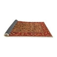 thumbnail image 2 of Ahgly Company Indoor Square Oriental Orange Industrial Area Rugs, 6' Square, 2 of 4