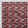 thumbnail image 4 of oneOone Cotton Cambric Red Fabric Camouflage Craft Projects Decor Fabric Printed By The Yard 56 Inch Wide, 4 of 4
