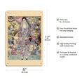 thumbnail image 2 of Portrait of Friederike Maria Beer - From an Original Color Painting by Gustav Klimt c.1916 - 8 x 12 inch Vintage Wood Art Sign, 2 of 4