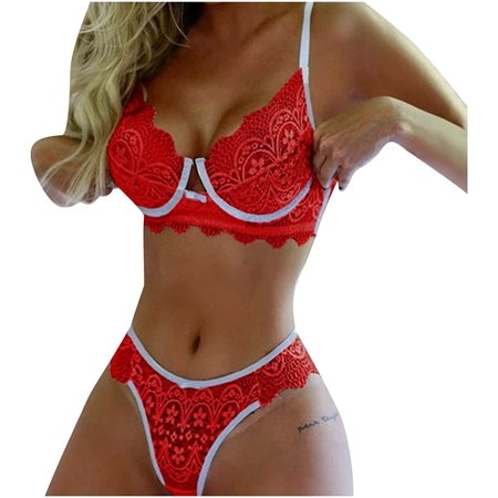 

Sexy Lingerie for Women 2 Piece Set Sexy Bra and Panty Sets Sheer Lingerie Set Ladies Sets