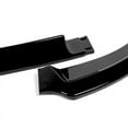 thumbnail image 2 of Stay Tuned Performance Front Bumper Spoiler Lip For 2008-2015 Mitsubishi Lancer RA-Style Painted Black, 2 of 6