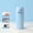 Blue #3, variant on Xihbxyly Insulated Water Bottle Modern Style Insulated Tumblers Simple with Wide Spout Lid 320ml for Family Travel Insulated Water for Water, Iced Tea, Coffee