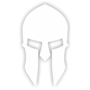 3.8 Inch Spartan Helmet Decal Sticker