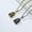 Black, variant on Men Jesus Head Christ Necklace Stainless Steel Crown of Thorns Pendant Box Chain-Style B-Silver