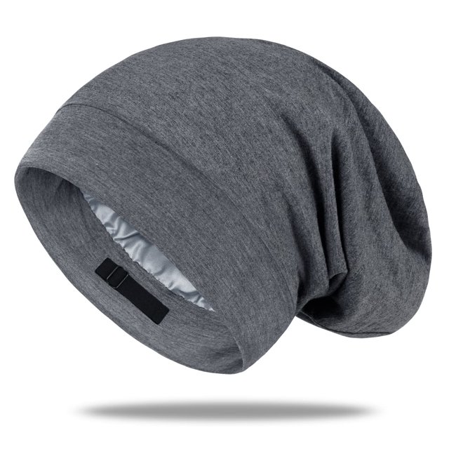 Gorro de dormir ajustable OLESILK Mulberry de seda para mujer