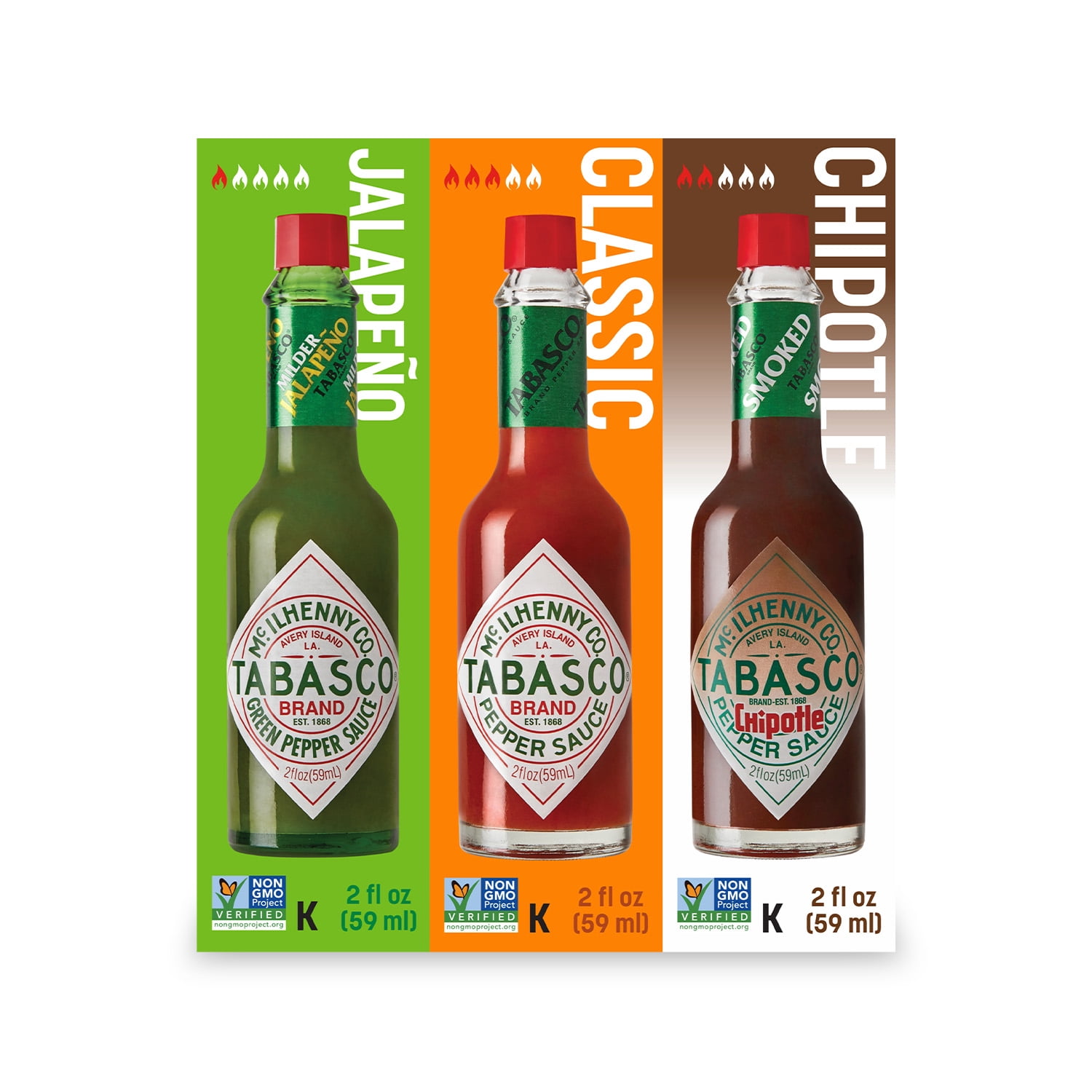 Tabasco Variety Pack with Gluten-Free Flavors