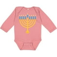 thumbnail image 3 of Inktastic Hanukkah Chanukah Menorah Boys or Girls Long Sleeve Baby Bodysuit, 3 of 5