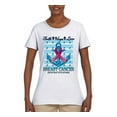 thumbnail image 2 of Wild Bobby Faith Hope Love Breast Cancer Awareness Anchor Breast Cancer Awareness Women Graphic Tee, White, 3X-Large, 2 of 6