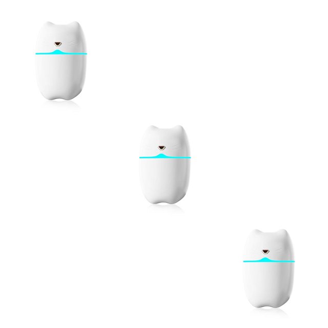 Yuarrent Humidificador de aire, humidificación de 260ml, difusor de Aroma en aerosol recargable ajustable, pulverizador de escritorio para Blanco 3Conjunto