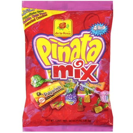 De La Rosa Pinata Candy Mix, 64 oz (Best Mexican Candy Ever)