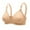 Beige, variant on Women Bra Wire Free Underwear One-Piece Bra Everyday Underwear Push Up Lingerie Bralette For Women Seamleass