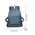 thumbnail image 3 of Lightweight Foldable Backpack for Travel and Students with Reflective Strip and Mesh Pockets, 3 of 6