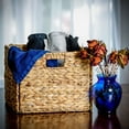 thumbnail image 5 of 12.7 in Foldable Water Hyacinth Storage Basket with Iron Wire Frame, 5 of 6