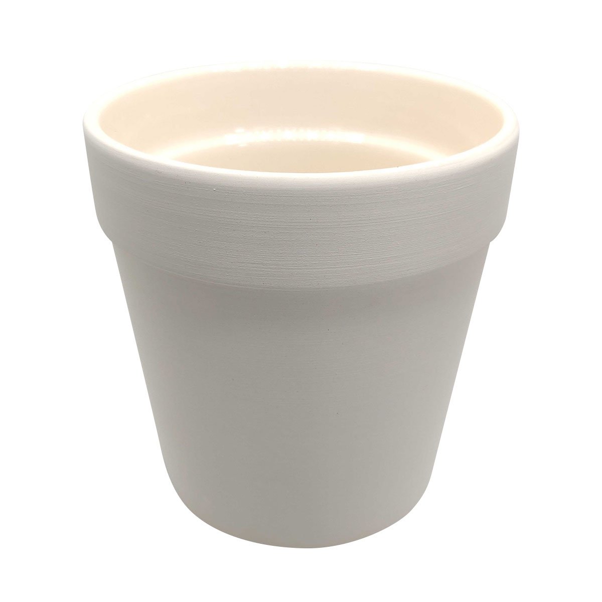 4 Inch White Clay Pot, Clay Pot for Succulent, Cactus and Flower