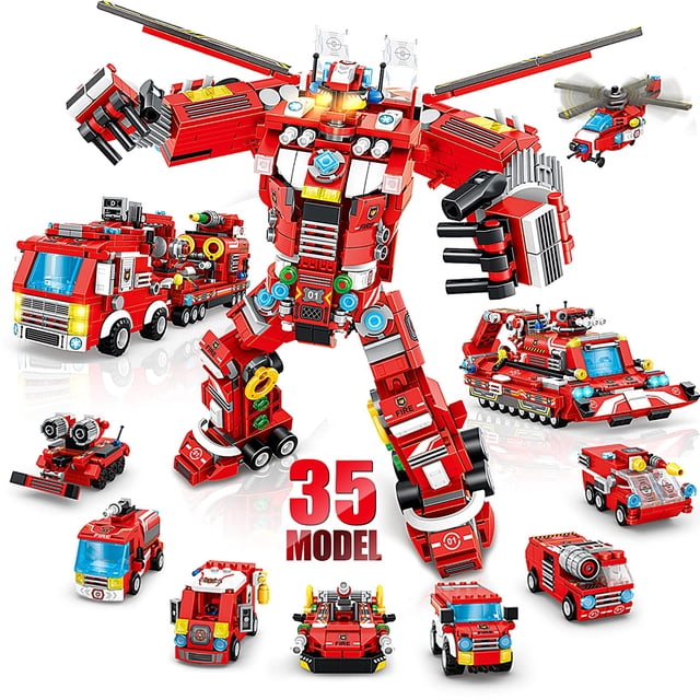 Kit de construcción de robots Panigkids 836 piezas STEM 35 en 1 para mayores de 6 años