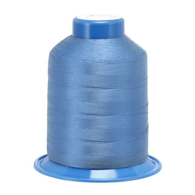 Unique Bargains Fil de Polyester Bleu Collé Extra Résistant, 1968 Verges