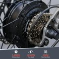 thumbnail image 3 of 5TH WHEEL 27.5" Tire 500W Motor Electric Bike with Rear Rack for Adults, 48V 14.7Ah Removable Battery E-bike, Electric Mountain Bicycle with Shimano 7 Speed, UL2849, 3 of 7