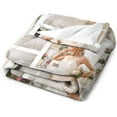 thumbnail image 4 of Custom Blanket with Photos Personalized Picture Collage Blankets Soft Sofa Blanket,Gift for Mother's Day,Family,Friends,Lovers,Dog Blue 35.4"X27.6", 4 of 6