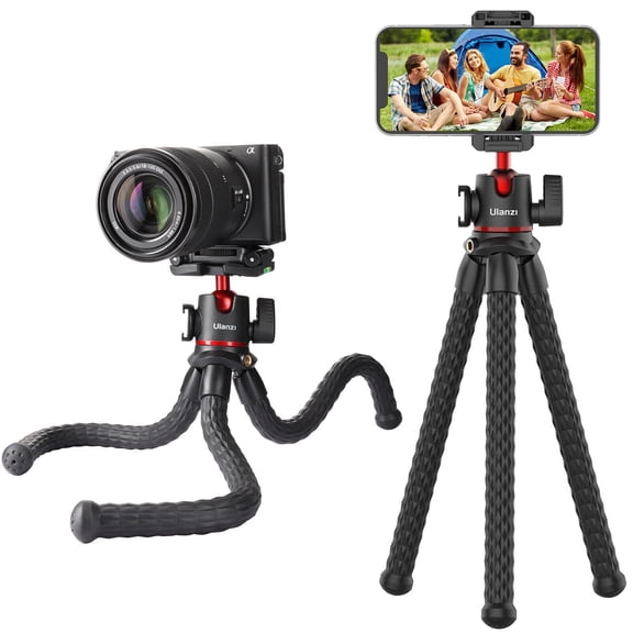 Ulanzi MT-84 Magnetic Tripod for Smartphones – Portable Phone Tripod & Selfie Stick with Magnetic Phone Mount, 360° Rotation, Bluetooth Remote, Adjustable Height for Vlogging & Live Streaming