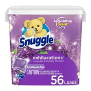 Snuggle Exhilarations In Wash Laundry Scent Booster Pacs, Lavender & Vanilla Orchid, ( 3 pack of 56 Count )