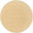 thumbnail image 2 of Jill Zarin Outdoor Collection Area Rug - Costa Rica (4' 1" Round Yellow Ivory/Ivory), 2 of 3
