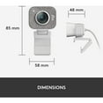 thumbnail image 5 of Logitech for Creators StreamCam - Premium Webcam for Streaming and Video Content Creation, Full HD 1080p 60 fps, Off-white, 5 of 12