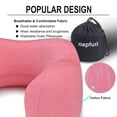 thumbnail image 3 of Almohada cervical de viaje napfun NAPFUN para avión con accesorios, 3 of 6