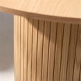 thumbnail image 5 of Unique Furniture Modern 47" Round Dining Table in Smoked Oak, 5 of 6