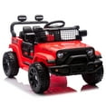 thumbnail image 3 of 24V Kids Ride on Car W/Parents Control,Four-wheel suspension,2WD,Power display,Bluetooth,MP3,Music,LED headlight,Provide a speed of 1.86-3.11MPH For Kids Around 3 years old, Red, 3 of 20
