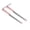 Pink, variant on 2Pcs Portable Spring Arm Strength Trainer Battle Rope Exercise Rod for & Outdoor Fitness
