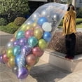 thumbnail image 2 of AooeDomi 2 PcsThickened Plastic Balloon Bags Clear Giant Storage Bags Include 1 Pcs 98 x 59 Inch, 1 Pcs 59 x 47 Inch Balloon Bags for Transport Storage Birthday Celebration Eve Party Supplies, 2 of 4