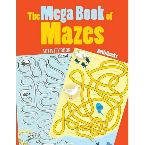 The Mega Book of Mazes Activity Book (Paperback)