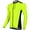 Green, variant on West Biking Men's Cycling Jersey Quick Dry Long Sleeves Zipper Bike Shirt, Green